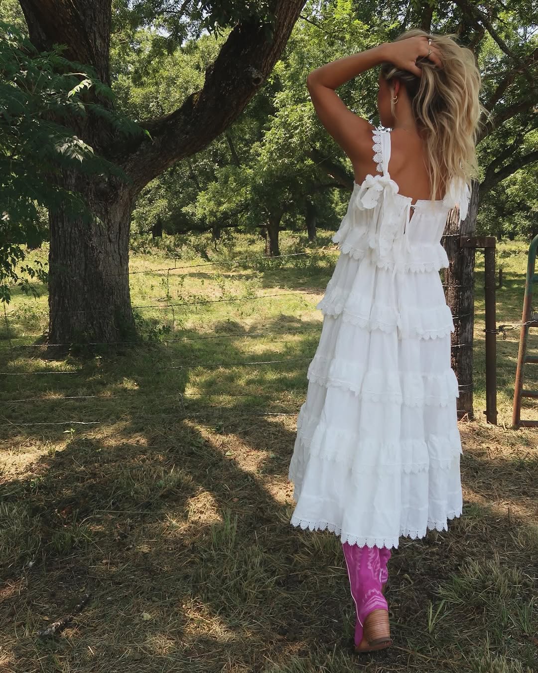 Lace Cake Maxi Dress