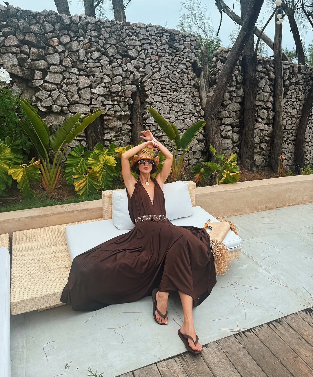 Maxi Open Back Beach Dress
