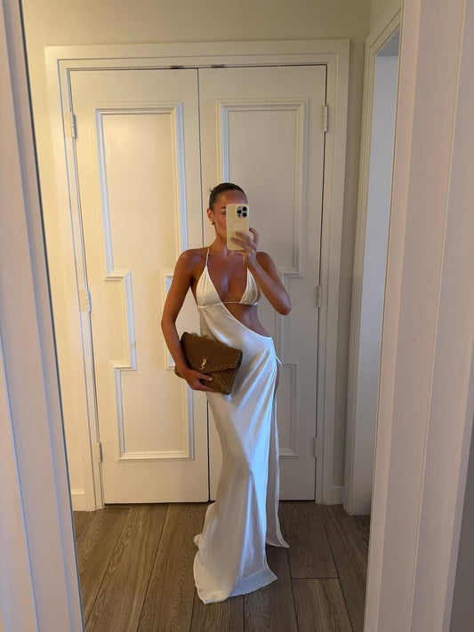 Low-Waist Maxi Dress