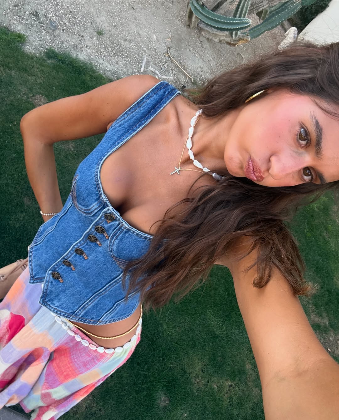 Rainbow Flared Skirt
