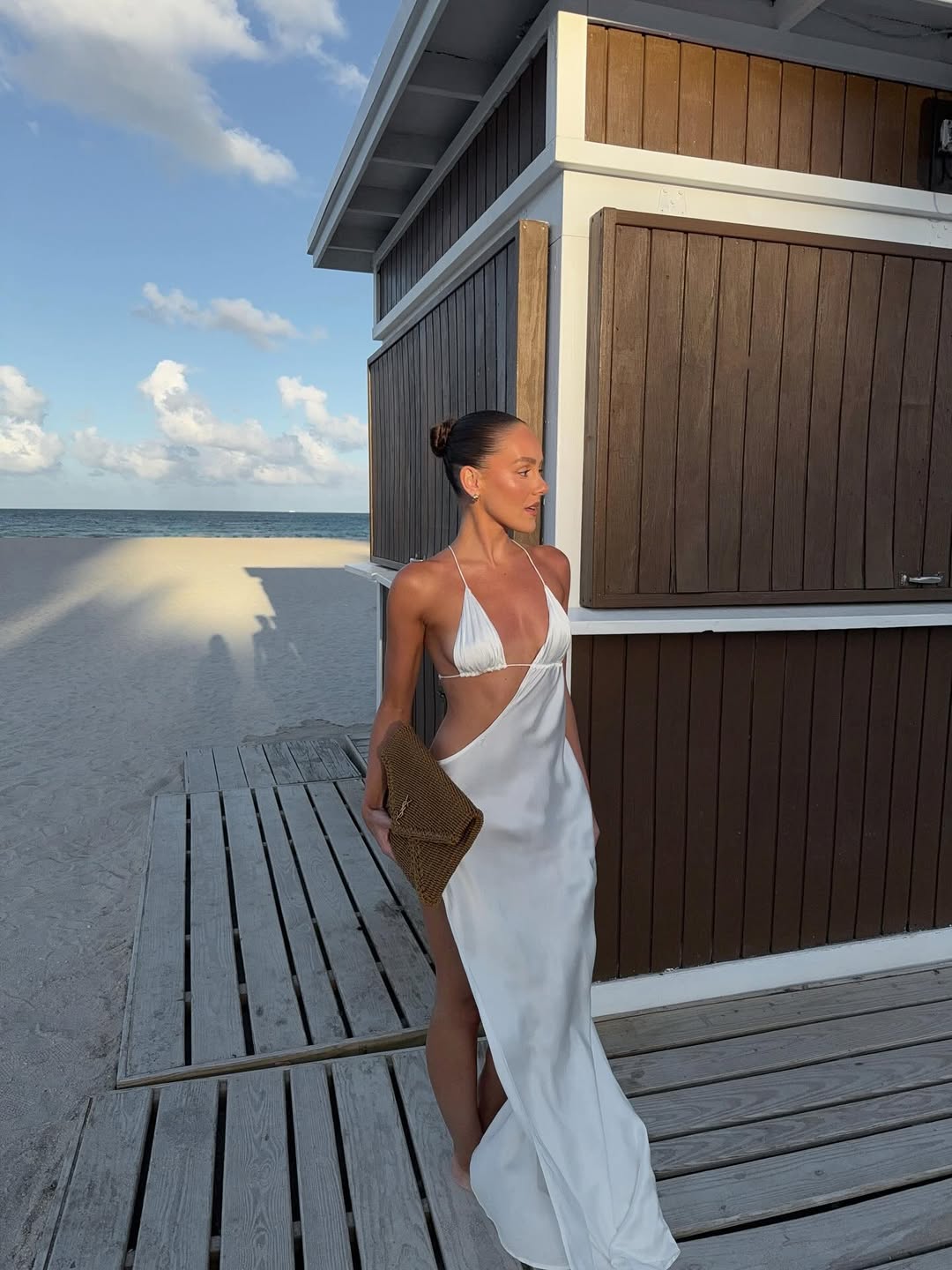 Low-Waist Maxi Dress