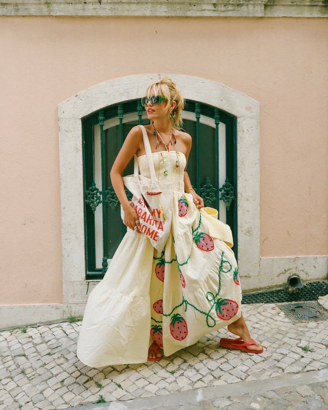 Strawberry Maxi Dress