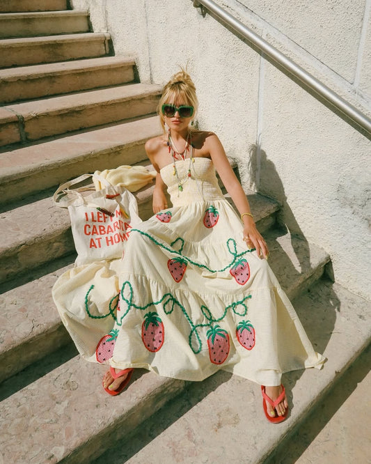 Strawberry Maxi Dress