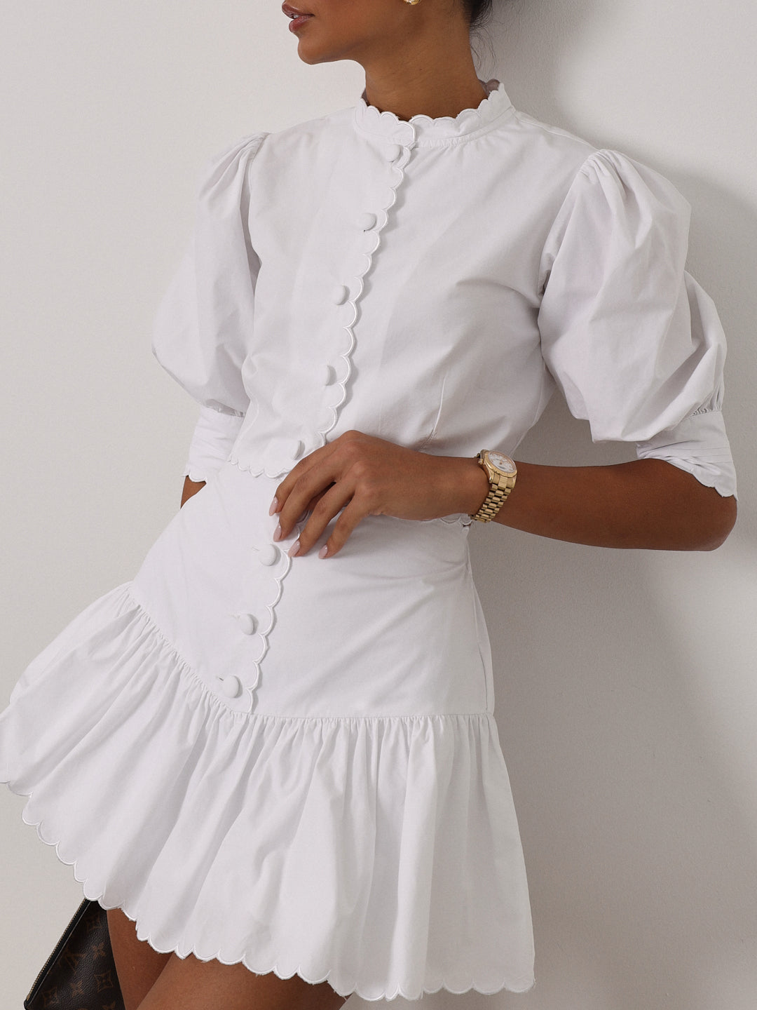 Combed Cotton Shirt | White
