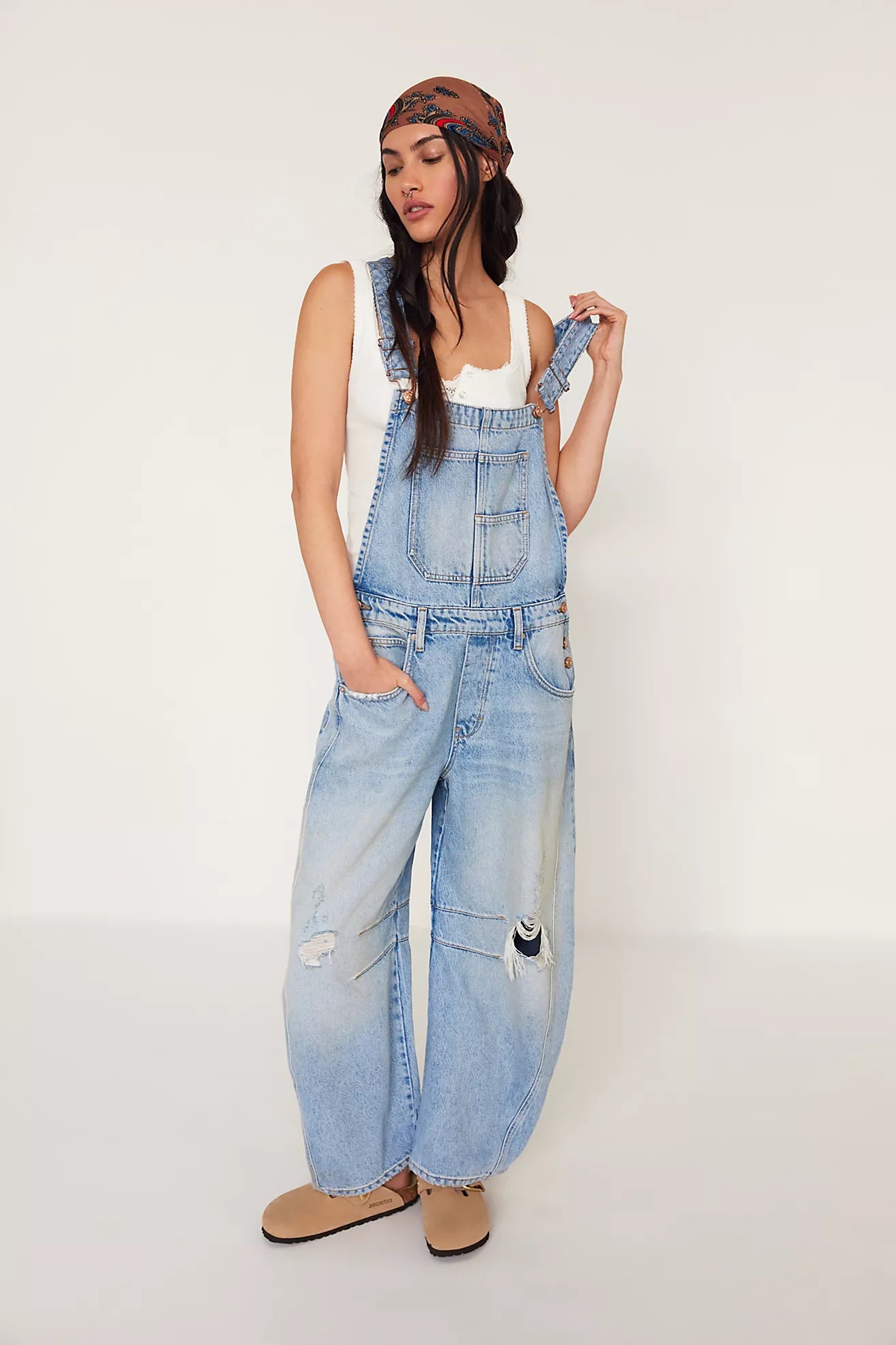 Good Luck Barrel Overalls