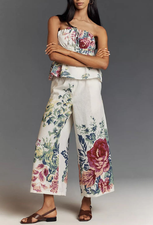 Printed Linen Cotton Set