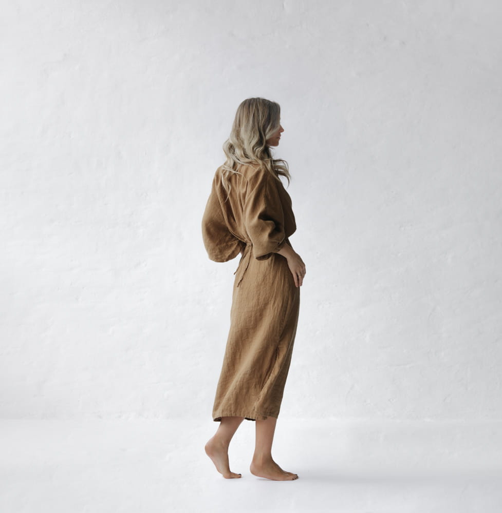 Linen dress Nea beige
