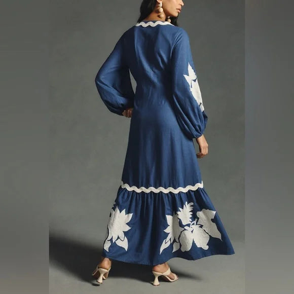 Flounce Maxi Dress