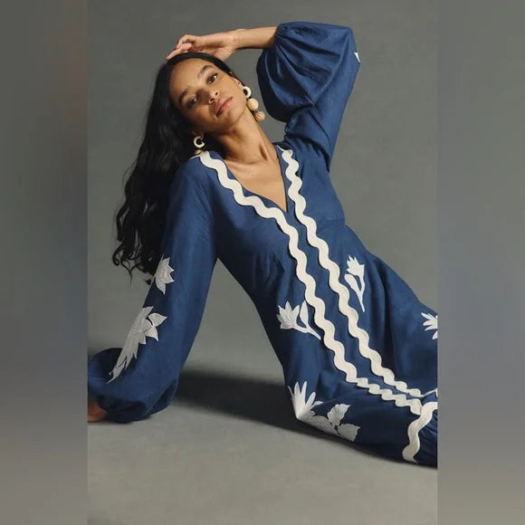Flounce Maxi Dress
