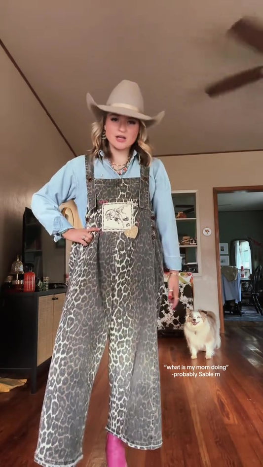 Leopard Patch Jumpsuit