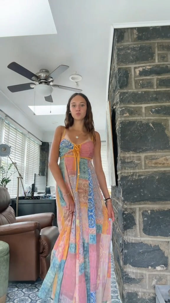 Vintage Sling Maxi Dress