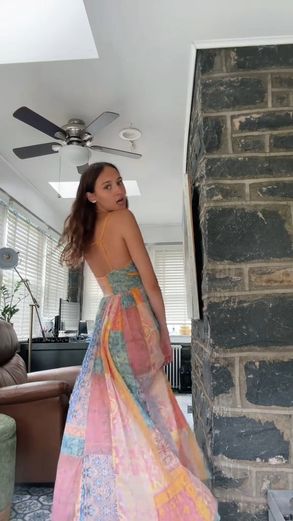 Vintage Sling Maxi Dress