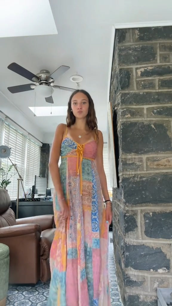Vintage Sling Maxi Dress