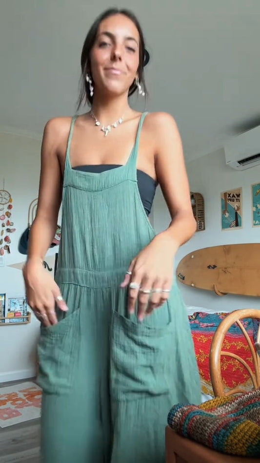 Linen Overalls